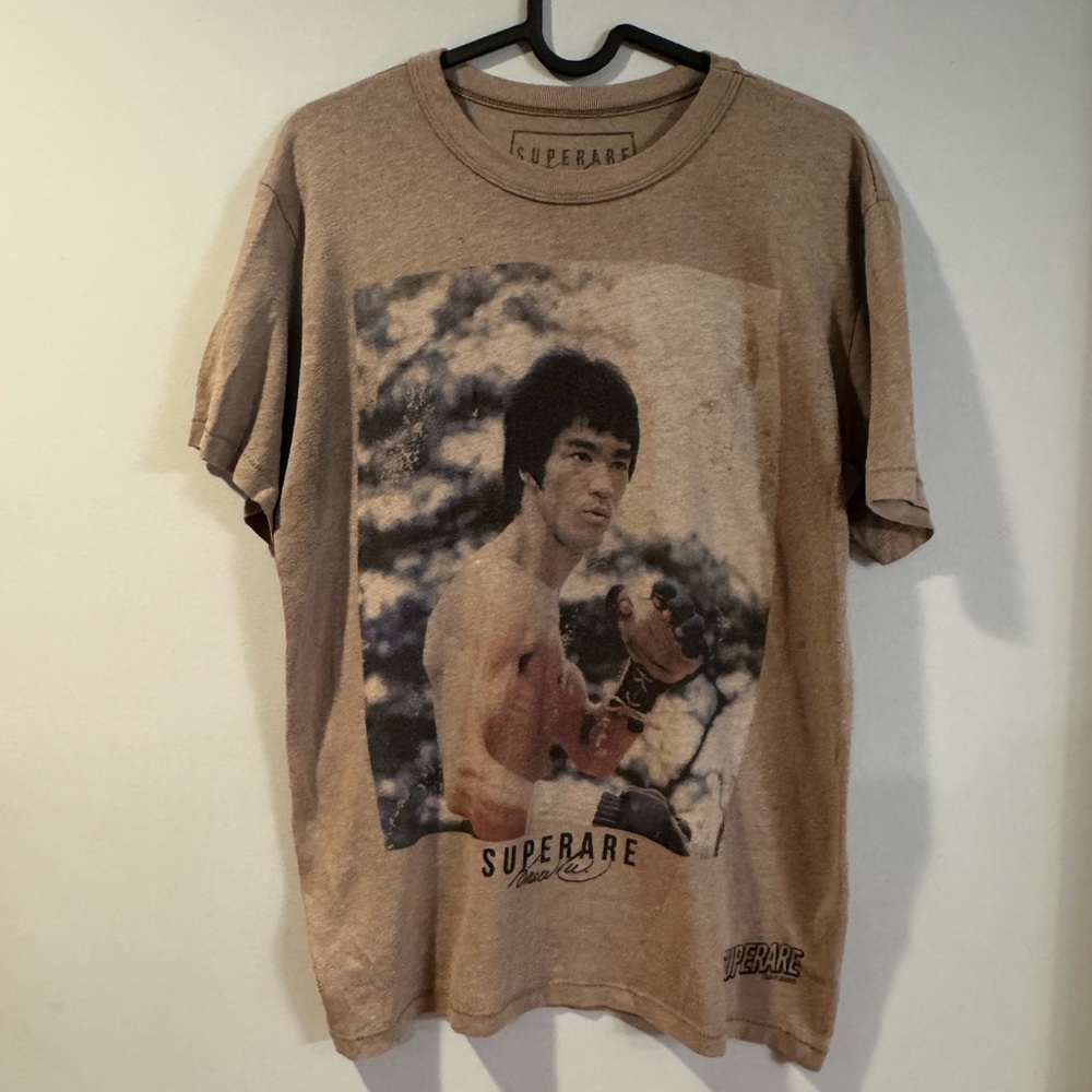Supra Brown Short Sleeve Tee with Vintage Graphic